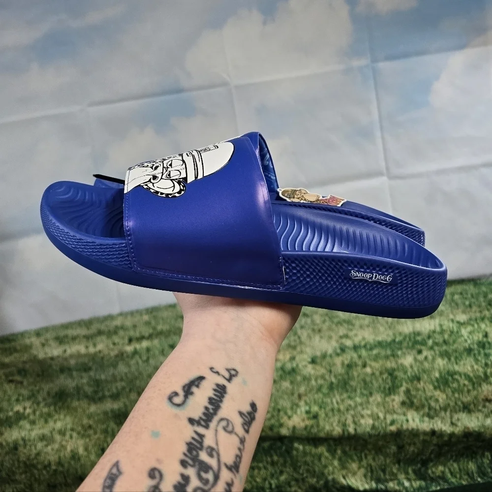 Sketchers x Snoop Dogg | Low Sliders Dr.Bombay Recovery Slides -NWT!